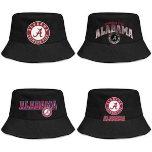 Alabama Crimson Tide pour hommes et femmes buckethat styles seau uni casquette de baseball logo de football Cocotier Core Smoke Mesh blanc 200z