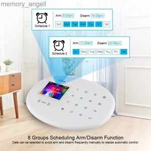 Sistemas de alarma Sistema de seguridad de alarma Inalámbrico 4G WIFI GSM Kit de sistema de alarma Tuya Cámara IP inteligente Anti-mascota Sensor de movimiento Sirena YQ230926