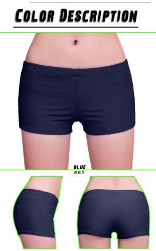 Wholesale-Women ladies plain swim shorts bikini swim boy style short brife bottoms