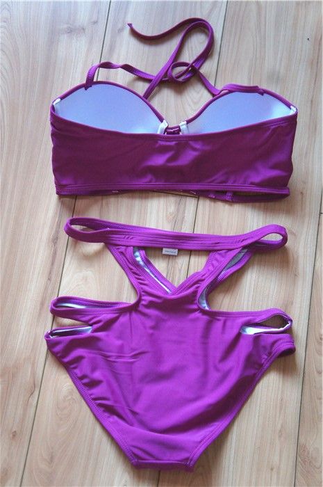 Wholesale New Arrival Hot Sexy Cut Out Swimwear women Bandage Bikini set sexiest ladies' Backless Hollow Out swimsuit bathing suit
