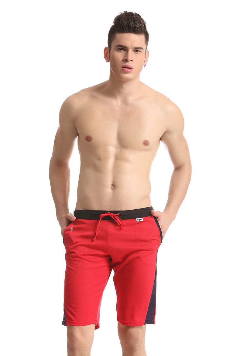 Wholesale-Mens Sport Shorts Brand casual Summer fitness gym men workout cotton skinny Gym Boxing Running Yoga fight Shorts for man