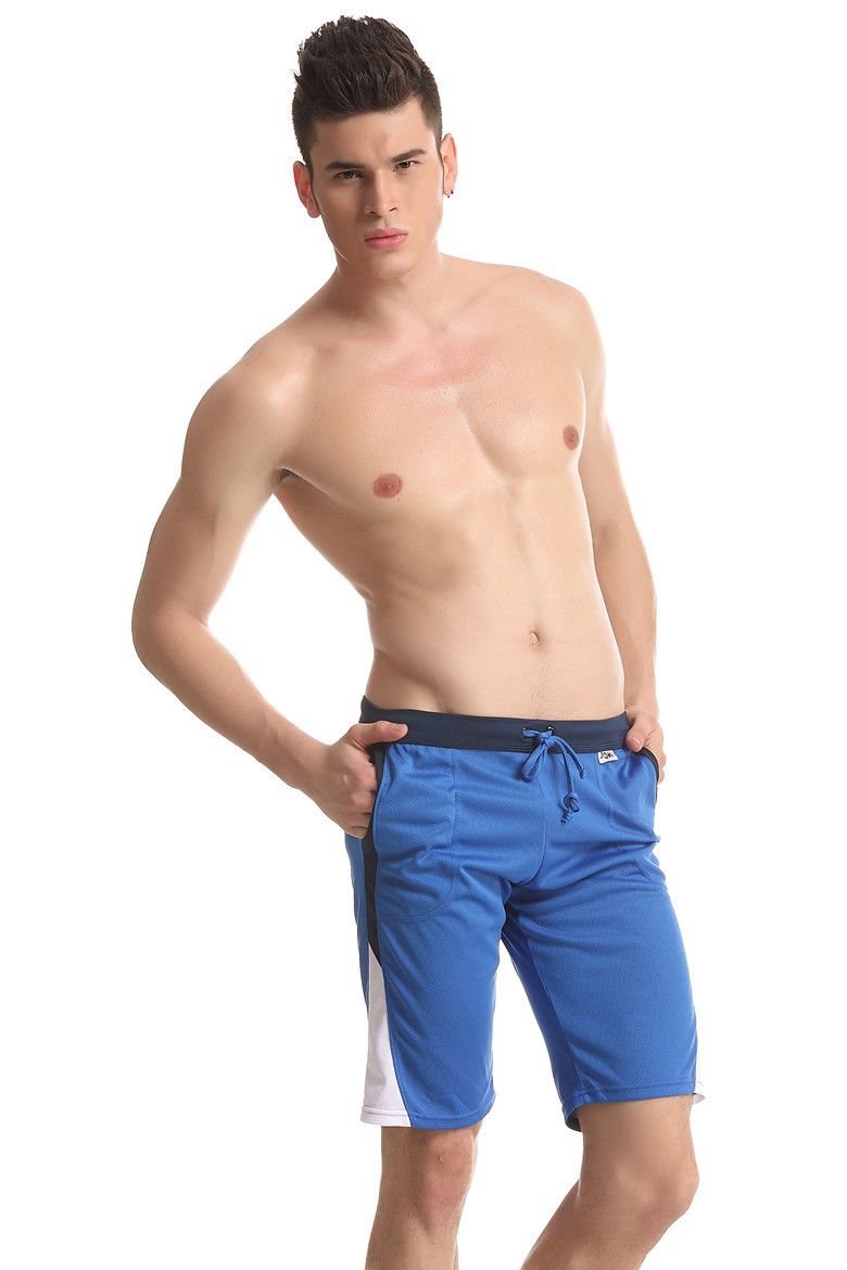 Wholesale-Mens Sport Shorts Brand casual Summer fitness gym men workout cotton skinny Gym Boxing Running Yoga fight Shorts for man