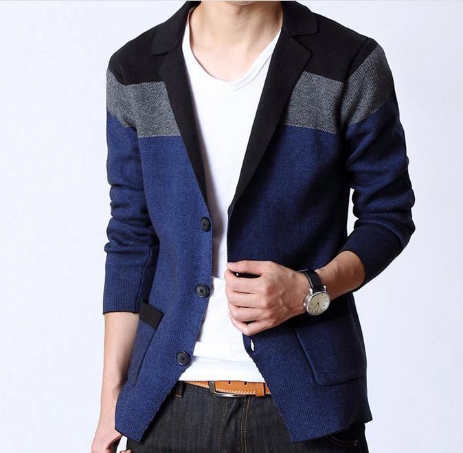 Wholesale- Man's Fashion Casual Suits & Blazer Fall Slim Korean Man's Coat Suit for Man Drop Shipping MWX139