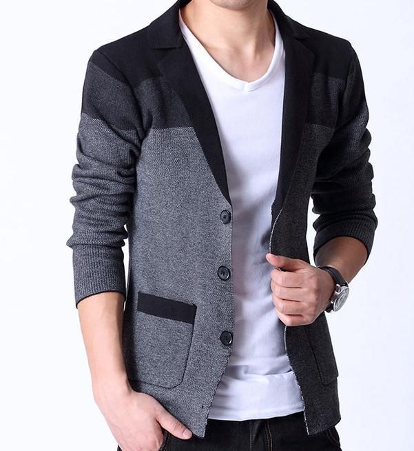 Wholesale- Man's Fashion Casual Suits & Blazer Fall Slim Korean Man's Coat Suit for Man Drop Shipping MWX139