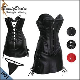 Leather corset dress uk