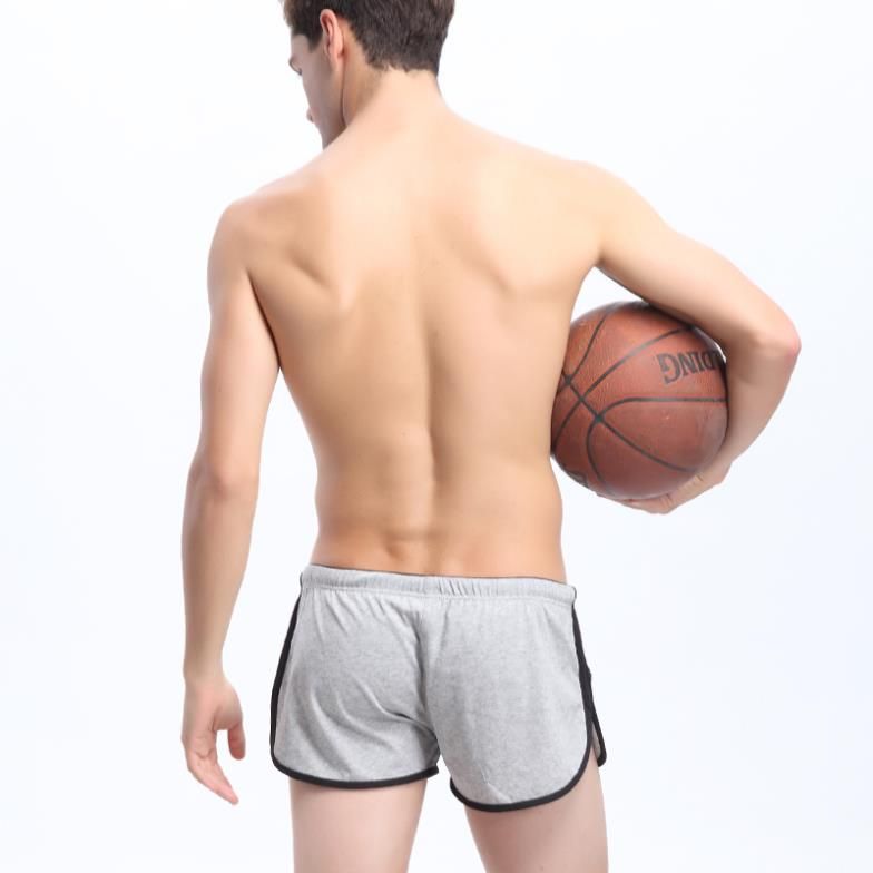 Wholesale-WJ high quality hot sports shorts men running shorts cotton breathable comfort shorts men with two pocket 2pcs/lot 1010-DK