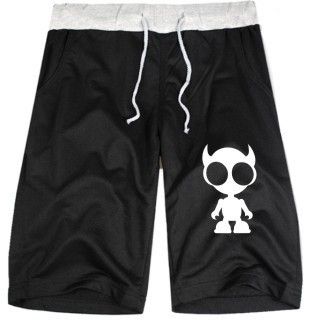 Wholesale-Cartoon Printing Hip Hop Shorts New Cool Handsome Mens Shorts 8 Colors Breathable Casual Gym Shorts Cartoon Printing Shorts