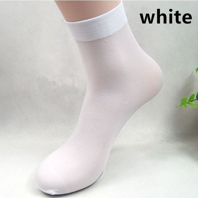 Discount Wholesale =Man Spring Summer Bamboo Fiber Material Socks Slim