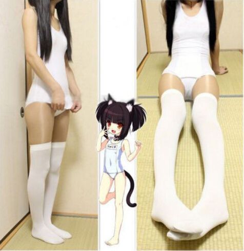 Wholesale-Free Shipping Japanese School Girl Swimwear Costume K-On Chu-2 Byo Sexy Beach Clothing