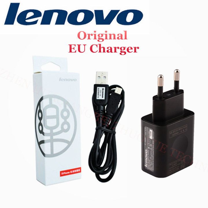 Wholesale Lenovo Mobile Phone Usb Eu Charger Power Adapter + Usb Data