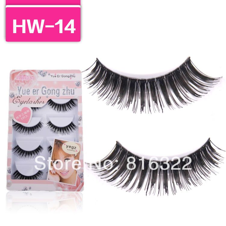 Wholesale-Handmade 5 Pair/Lot Thick Long False Eyelashes Fake Eye Lashes Voluminous HW14
Wholesale-Handmade 5 Pair/Lot Thick Long False Eyelashes Fake Eye Lashes Voluminous HW14