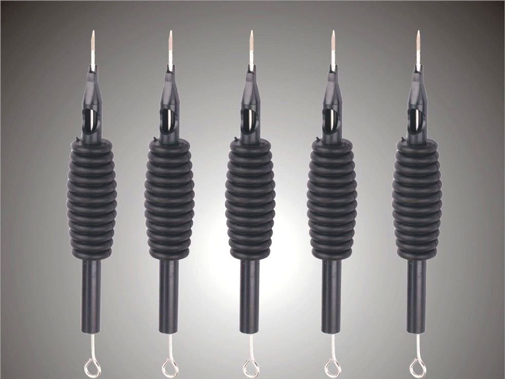 Tattoo Grips U-Pick Disposable Tube 3/4 Grip With Tip 30 + sizes 30pcs/ lot For Tattoo Needles High Quality Free Shipping