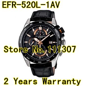 Wholesale-EFR-520L-1AV NEW Men's quartz watch waterproof Black Leather Strap wristwatches EFR-520L-1A EFR 520L Wristwatch
Wholesale-EFR-520L-1AV NEW Men's quartz watch waterproof Black Leather Strap wristwatches EFR-520L-1A EFR 520L Wristwatch