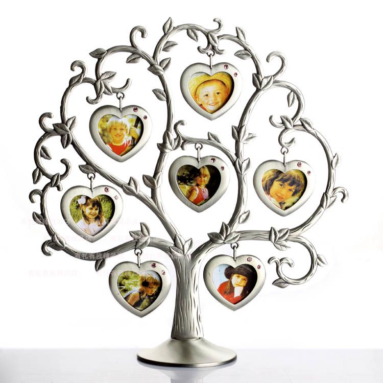 Wholesale Family Tree Shape Photo Frame Porta Retrato Home Decor Art
