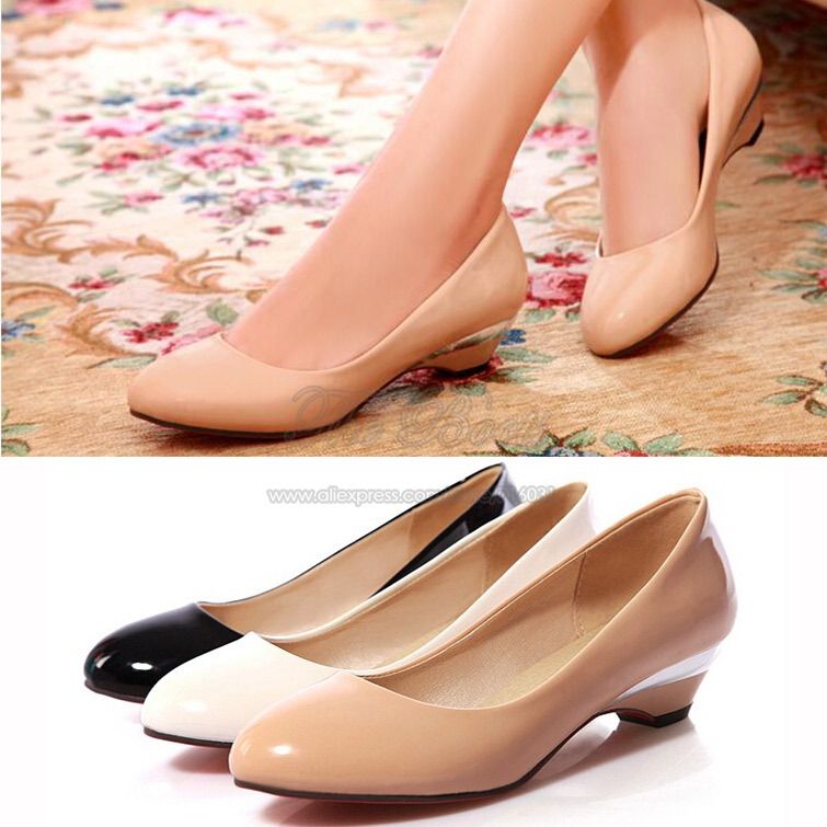 Black Low Kitten Heel Shoes Black Low Kitten Heel Shoes