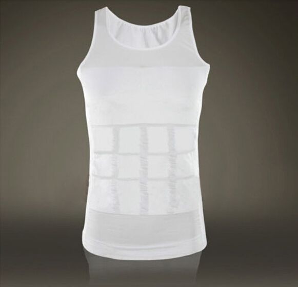 Wholesale-Bodysuit men 2016 TV Good Slimming Vest Shirt Fatty Undershirt Corset Body Shaper Weskit Undershirt Free shipping