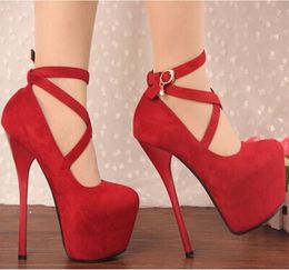 Discount Cross Straps Red Bottom Heels | 2016 Cross Straps Red ...