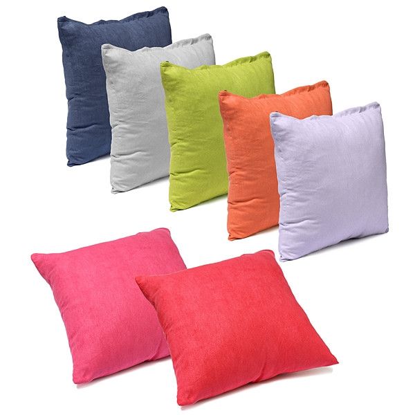 Wholesale New Candy Color Soft Micro Suede Sofa Throw Pillow Case Hold Cushion Cover Home Decor ...