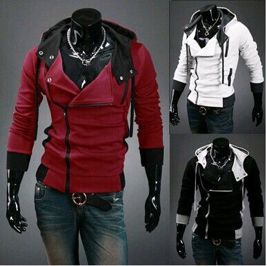 Wholesale-Sports Hooded Jacket Casual Winter Jackets hoody sportswear Assassins Creed Men's Clothing Hoodies Sweatshirts Free Shipping