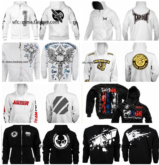 Online Cheap Wholesale Famous Brand Name Mens Mma Fight Hoodies