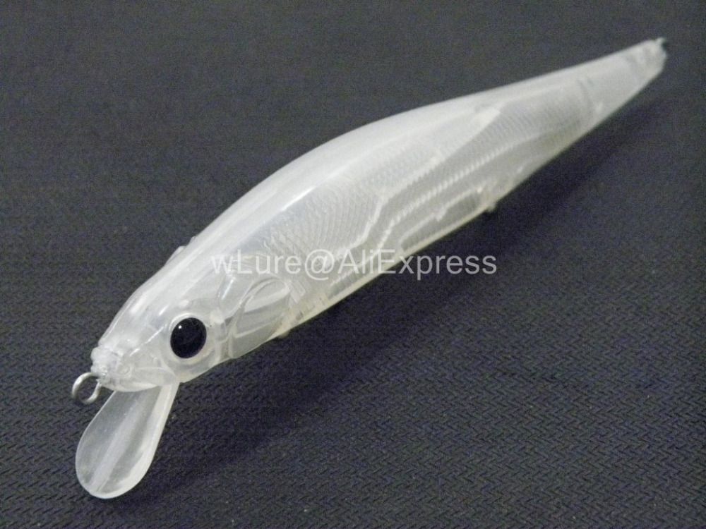 Wholesale Fishing Lure Blank Unpainted Minnow Crankbait Hard Bait