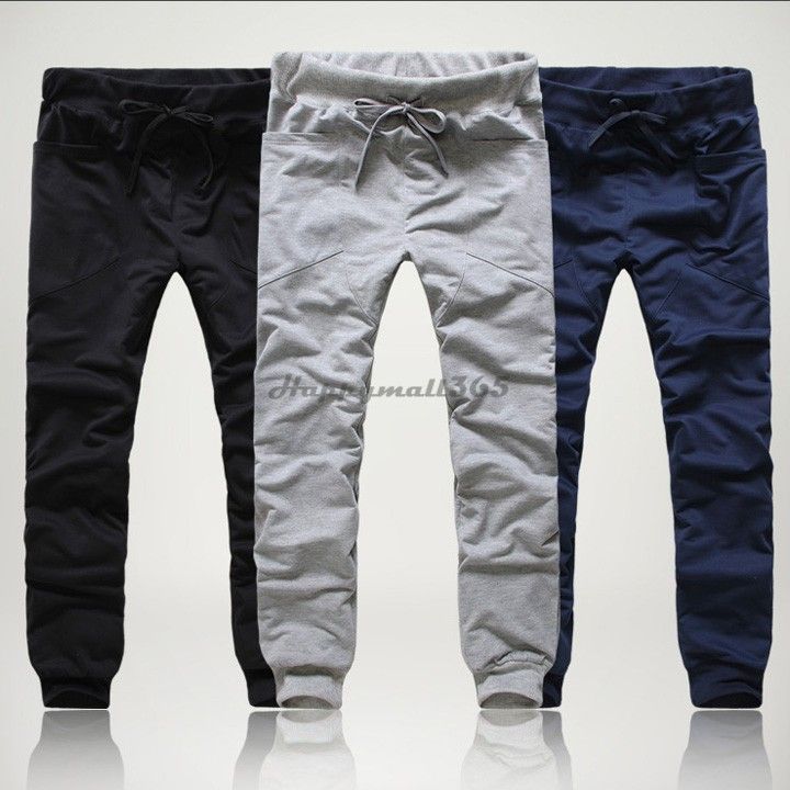Wholesale-Best selling! Fashion new Casual cargo pants Baggy HIPHOP Dance Sport joggers mens pants Trousers#10 24