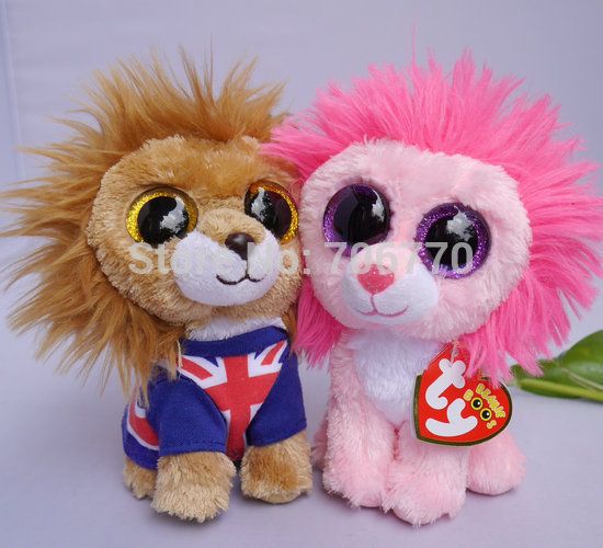 pink lion plush