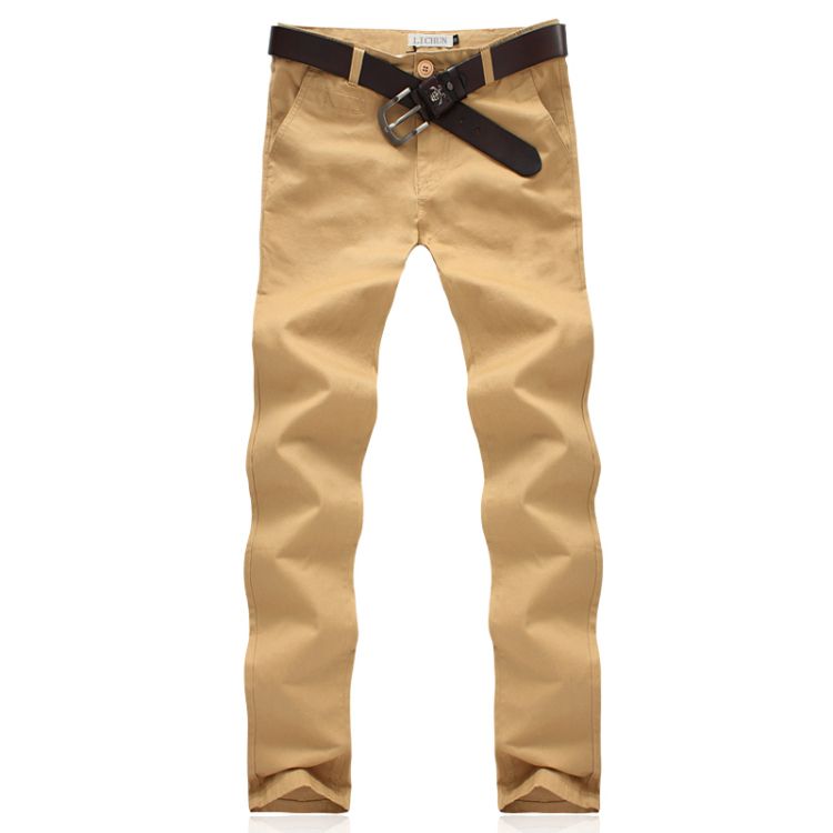 Wholesale-Free Shipping New Casual Chino Khaki Men Pants Casual Fashion Clothing New Design High Quality Cotton Trousers for men