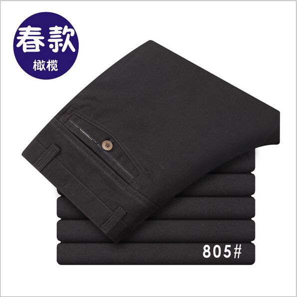 Wholesale- new Spring and autumn Men's pant loose high quality Business leisure trousers male pants for men hot sale free shipping