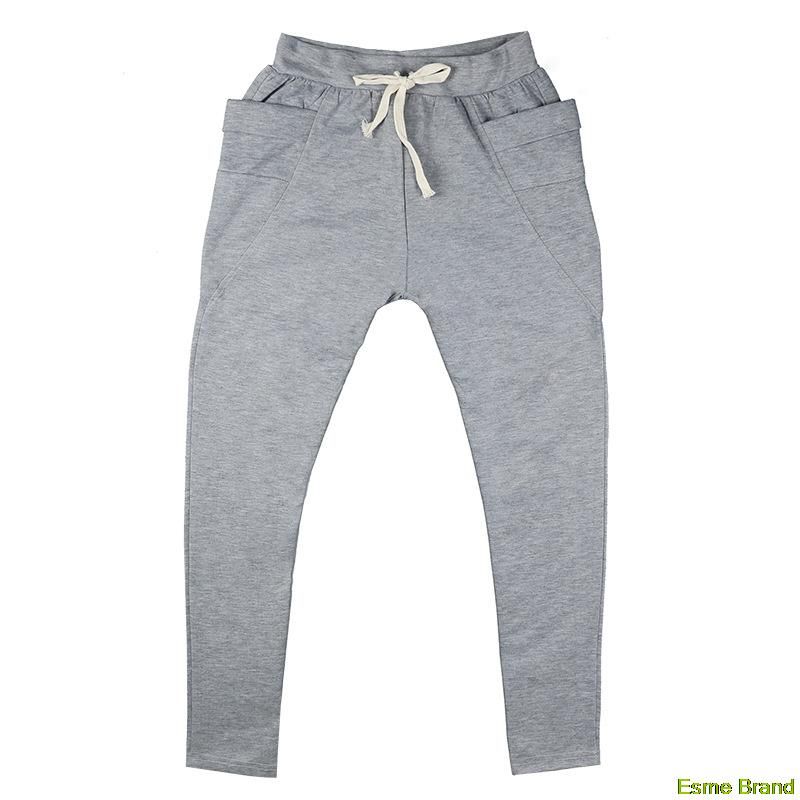 Wholesale-Sarouel baggy tapered Elastic waist drop crotch hip hop dance harem sweatpants casual pants parkour sports trousers for men