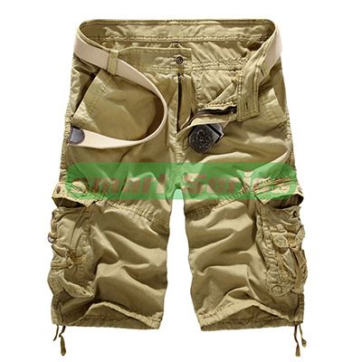 Wholesale-Hot Sale Summer Loose Camouflage Cargo Board Shorts Cotton bermuda masculina Casual Mens Multi-pocket  Short