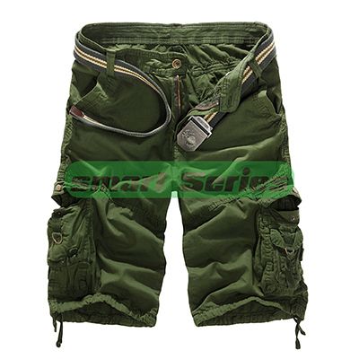 Wholesale-Hot Sale Summer Loose Camouflage Cargo Board Shorts Cotton bermuda masculina Casual Mens Multi-pocket  Short