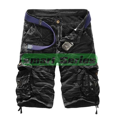 Wholesale-Hot Sale Summer Loose Camouflage Cargo Board Shorts Cotton bermuda masculina Casual Mens Multi-pocket  Short