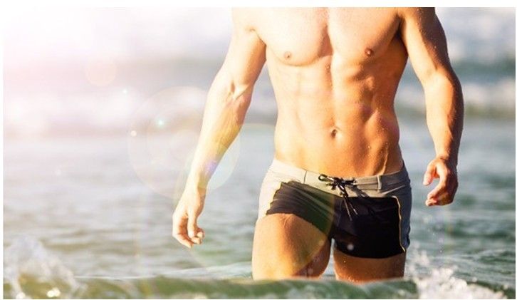 Wholesale-Hot Nice Mens Swimming Swim Trunks Shorts Slim Super Sexy Swimwear Fit Clear Promotion 4 Colors 3 Sizes M L XL Free Shipping