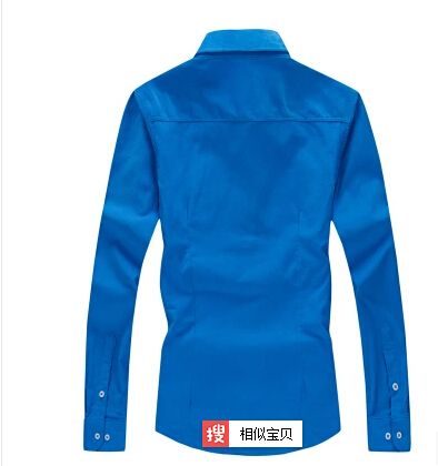 Wholesale- Men Long Sleeve Solid Color Cotton Corduroy Shirts Men's Fashion Slim fit Dress autunm winter warm Shirts Big size M-XXXL