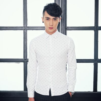 Wholesale-Camisa Masculina New Men Shirt Slim fit Fashion casual plaid shirts men, dress shirt men High quality camisas hombre 20 COLORS