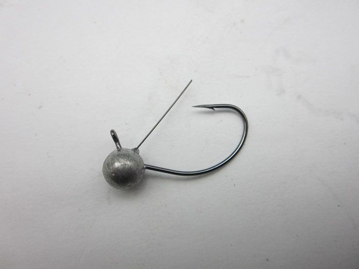 Wholesale Crazy Fish 4x Fishing Weedless Wacky Jig Head Round Head Unpainted Size 2 Weight 3.5g