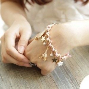 Wholesale-2015 popular flowers poker stars Tower leather bracelets for women with charm bracelet jewelry accessories pulseiras femininas
Wholesale-2015 popular flowers poker stars Tower leather bracelets for women with charm bracelet jewelry accessories pulseiras femininas