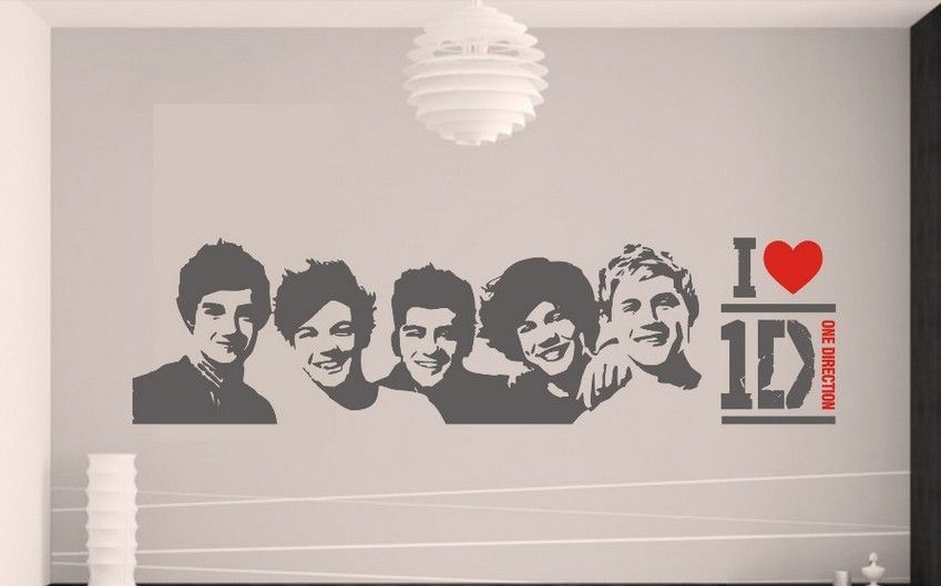 Wholesale Free Shipping One Direction Sticker 1d Poster