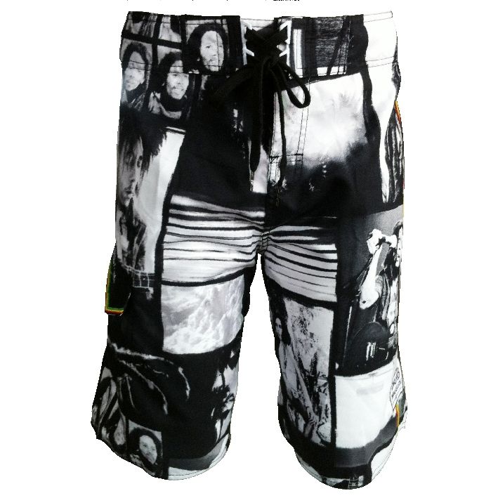 2017 Wholesale Bob Marley Design Bermuda Surf Shorts Men Boardshorts