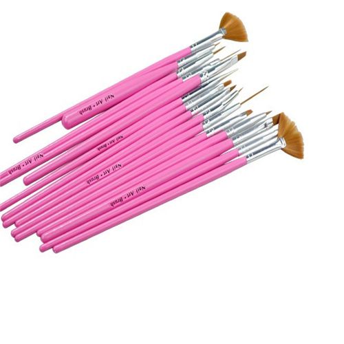 Wholesale-15Pcs Design DIY Acrylic Painting Tool UV Gel Pen Polish Nail ASet Kit NA105