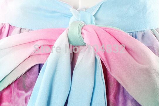 Wholesale-EAST KNITTING 8012 2015 New Arrival Brand Women Fashion Floral Print Ball Gown Bow Mini Chiffon Skater Skirt Short Skirts