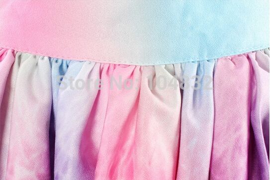 Wholesale-EAST KNITTING 8012 2015 New Arrival Brand Women Fashion Floral Print Ball Gown Bow Mini Chiffon Skater Skirt Short Skirts