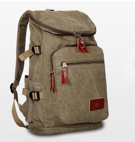 Wholesale European Brand Canvas Bag Men&#39;S Backpacks Vintage Women School Bag Satchel Tactical ...