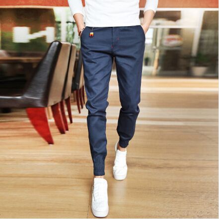 WholesaleJogger Fashion Fit Mens Casual Pants New Design Business Trousers High Quality Cotton Pants Free Shipping