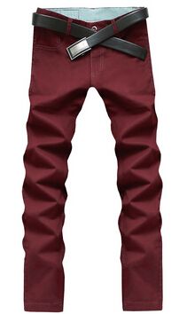 Wholesale- Top Regular Low None  Bingo Free Shipping New Casual Chino Men Pants, Trousers, Clothing Calca Social Masculina