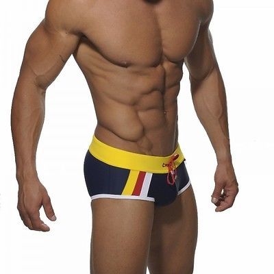 Wholesale-Mens Sexy Briefs Hot Swimming Swim Trunks Tether Shorts Slim Swimwear XB088