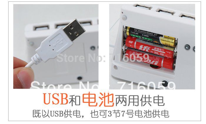 Wholesale-FREE SHIPPING USB LED Message Clock Fluorescence Alarm Clock with Memo Board&Calendar&4 Port Hubs Blue Green Wholesale-FREE SHIPPING USB LED Message Clock Fluorescence Alarm Clock with Memo Board&Calendar&4 Port Hubs Blue Green