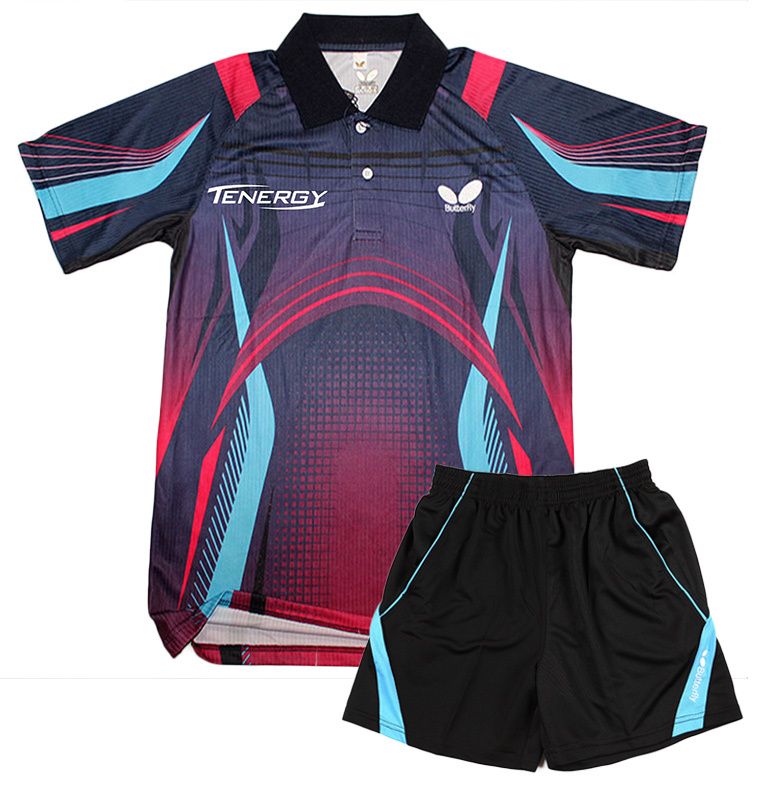 Wholesale Tenergy Table Tennis Shirts Men , Butterfly Table Tennis