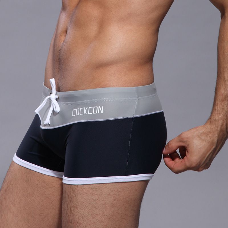 Wholesale-1pcs mens swimwear swimsuits men bikini swimming trunks wear men'ssexy summer COCKCON brand beach pants shorts wholesale